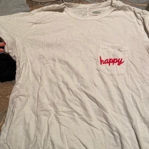 Happy tee blouse